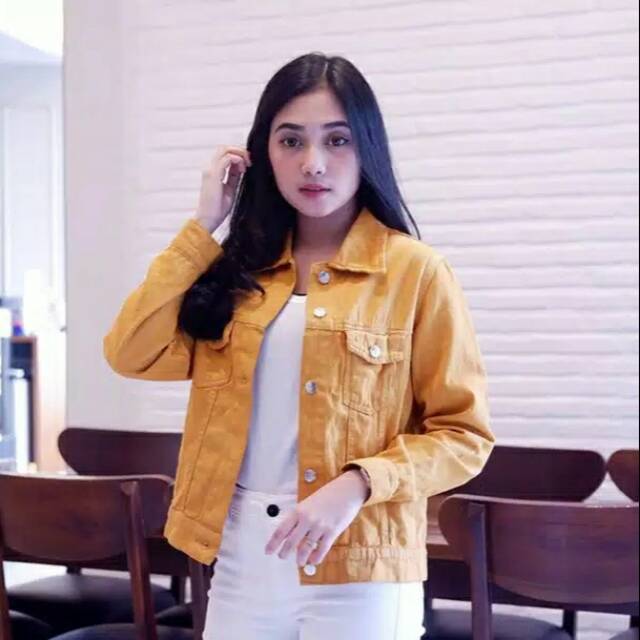 Terlaris Jaket Jeans Biondy Biondi Wanita