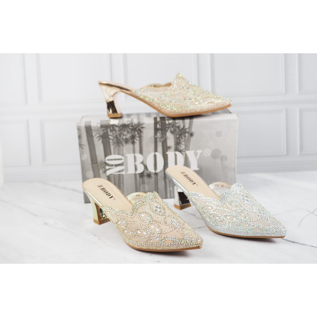 SENDAL HEELS WANITA IMPOR NOBODY A2 TERBARU