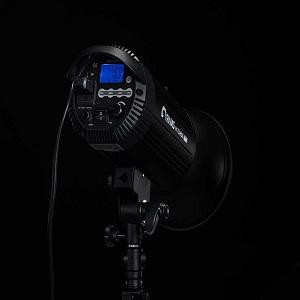 Rams H70 HSS TTL X2 Light Unit With Softbox + Stand Black