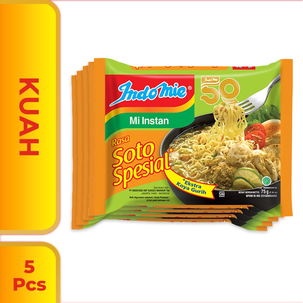 

5 Pcs - Indomie Kuah Soto Spesial