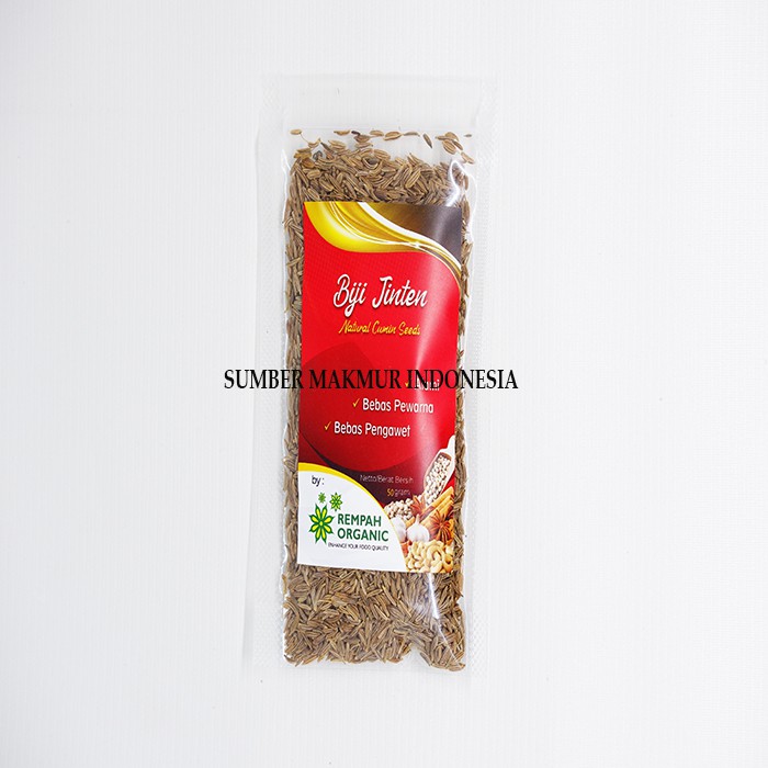 BIJI JINTEN CAP REMPAH ORGANIC 50 GRAM - ECERAN