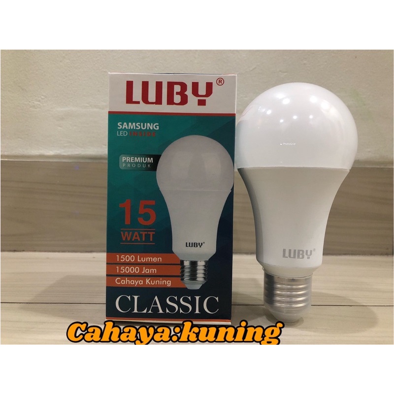 BOHLAM LED LUBY CLASSIC CAHAYA KUNING
