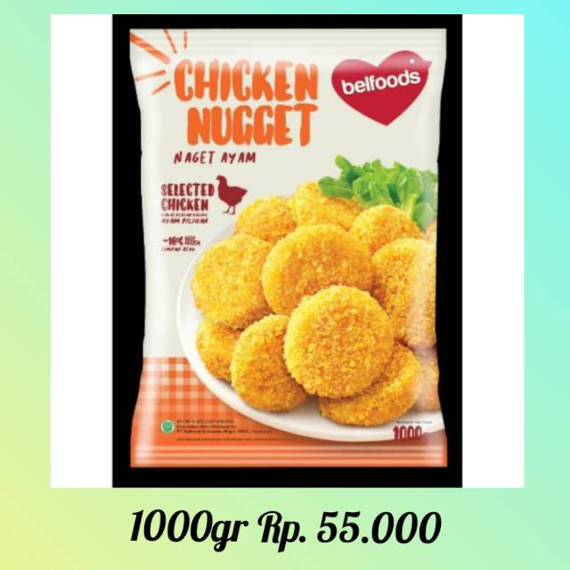 

Nugget belfoods 1000gr