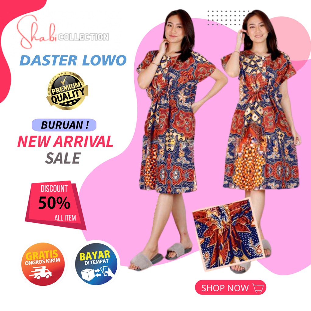 Daster Kekinian Murah Daster Busui Kancing Depan Bahan Katun Baju Tidur Wanita Dewasa Lowo Jumbo