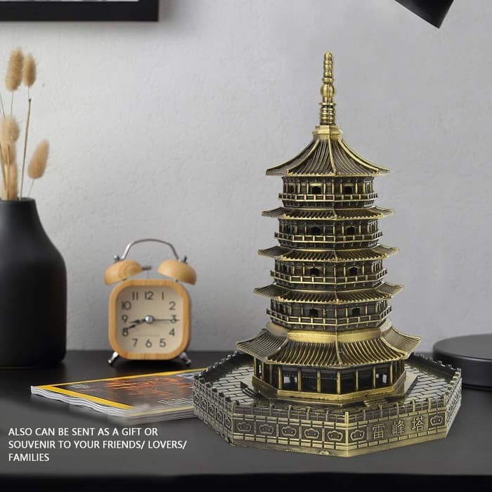 Souvenir negara tiongkok leifeng tower Hang zhou oleh oleh china 2559