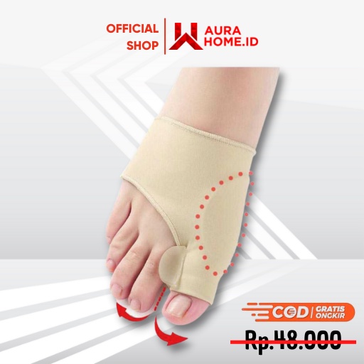 Korektor Jempol Kaki Sleeve Korektor Tulang Jempol Bunion Hallux Orthotics Valgus / Alat Terapi Pelu