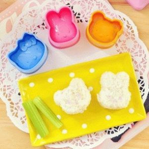 [DEASHOP] CETAKAN NASI BENTO 1 SET ISI 3 PCS / BENTO RICE MOLD 3 PCS KARAKTER