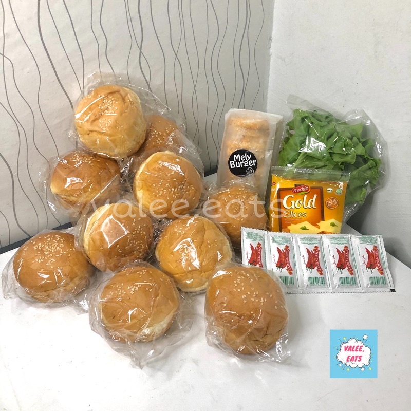 

Paket Medium Chicken Burger Lengkap isi 10