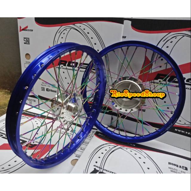 Velg Absolute Revo,supra,kharisma Velg Biru JariJari RainBow