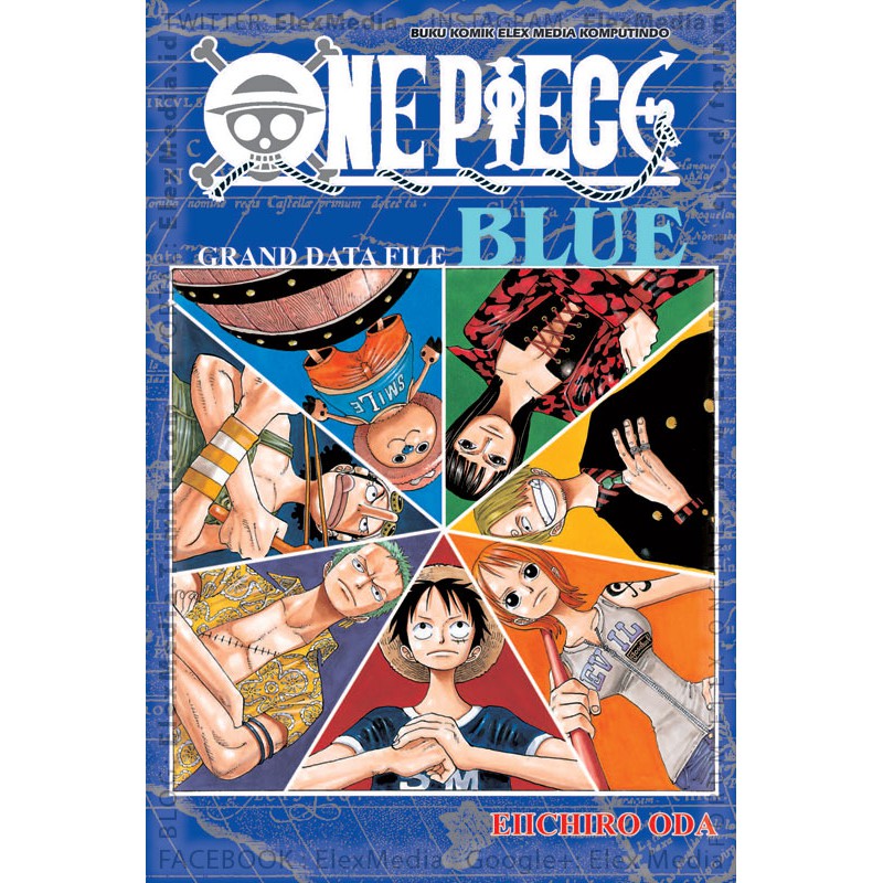 One Piece Blue: Grand Data File - Eiichiro Oda | Komik Elex Media Data Book