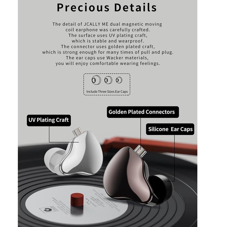 Muraaaahh.. JCAlly MN HiFi Music Earphone with Mic Alt KZ EDX