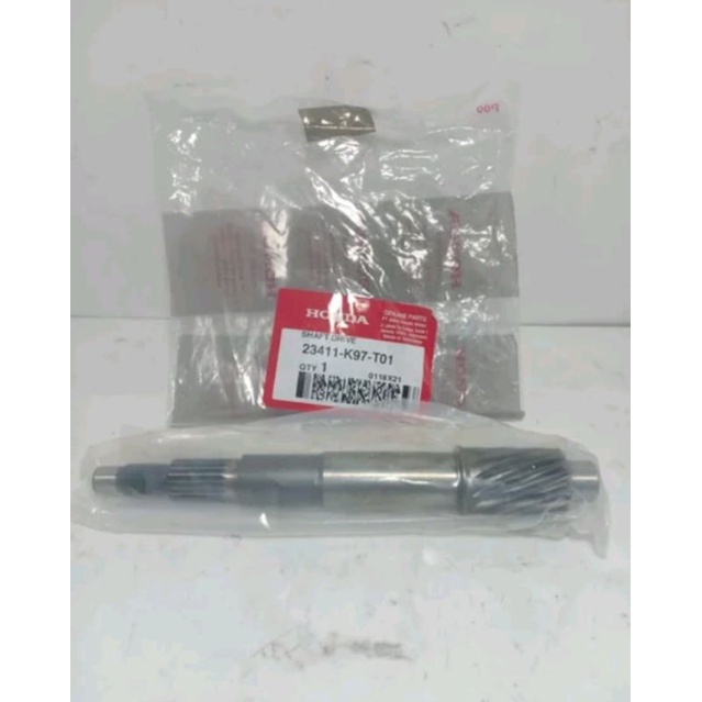 As Pulley Belakang Gear Ratio Drive Shaft 15 T 23411-K97-T01 Original Honda ADV PCX 150 Lokal FI ESP