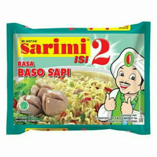 

Sarimi Isi 2 Baso Sapi 110gr