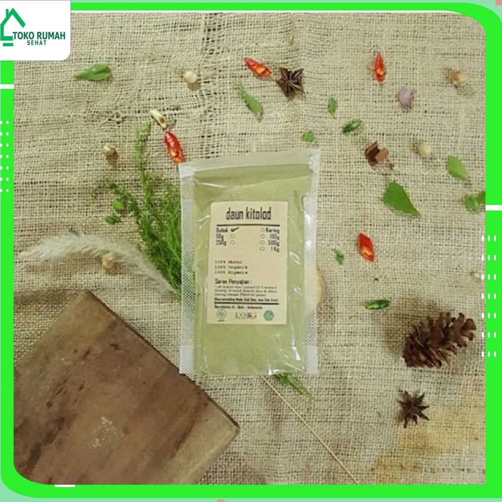 

DAUN KITOLOD BUBUK 500 GRAM - Isotoma Longiflora - MURNI - JSR