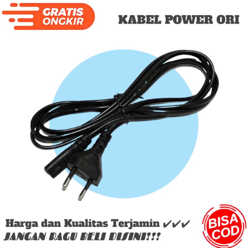 Kabel Power PS2 PS3 Ori Hitam Murah