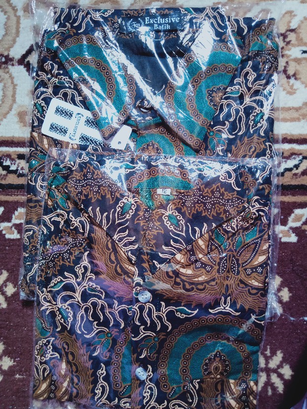 Couple Batik Ayah Anak Lapis Furing Katun Premium