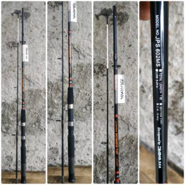 Joran Daiwa Jupiter power tip 150 165 180 cm - Joran DAIWA Jupiter Power Tip JPS 502 562 602 MS