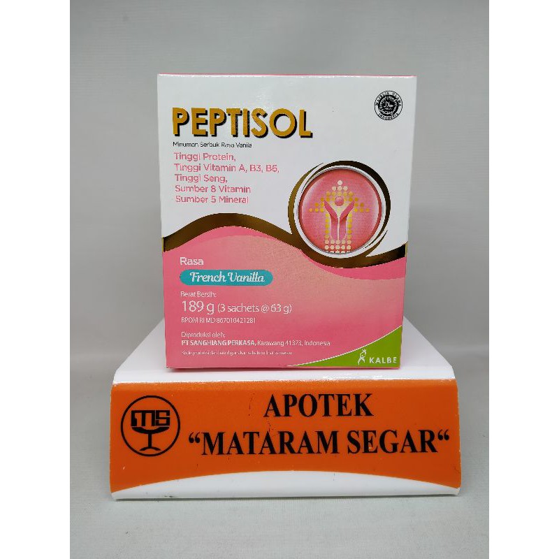 

Peptisol Vanila - Cokelat 189 gr kemasan baru