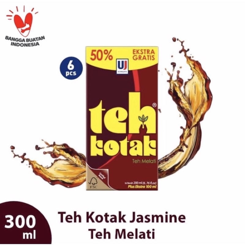 

teh kotak jasmine 6x300ml