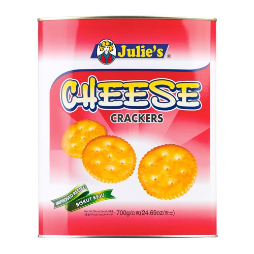

Julie's cheese crackers 700gr