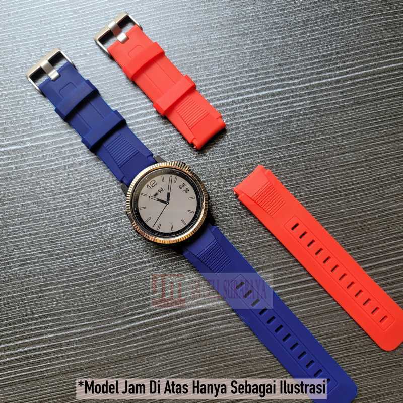 SIKAI Wide Watch Strap Garmin Vivomove HR Premium Sport 43mm - Tali Jam 20mm Rubber Sporty Silikon