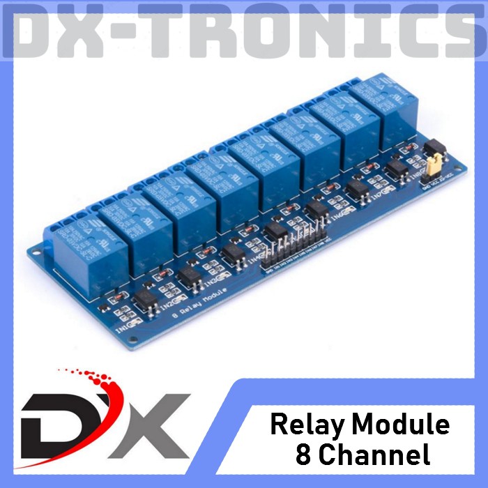 Relay Module 8 Channel 5V With Optocoupler (Arduino compatible)