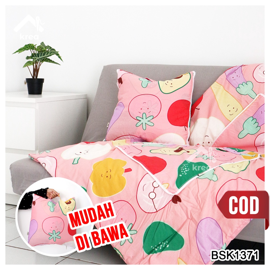 BANTAL SELIMUT 2 in 1 BAHAN KATUN CVC