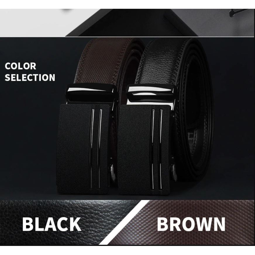 Ikat pinggang Pria Cowather Kulit Sapi Asli - CZ146