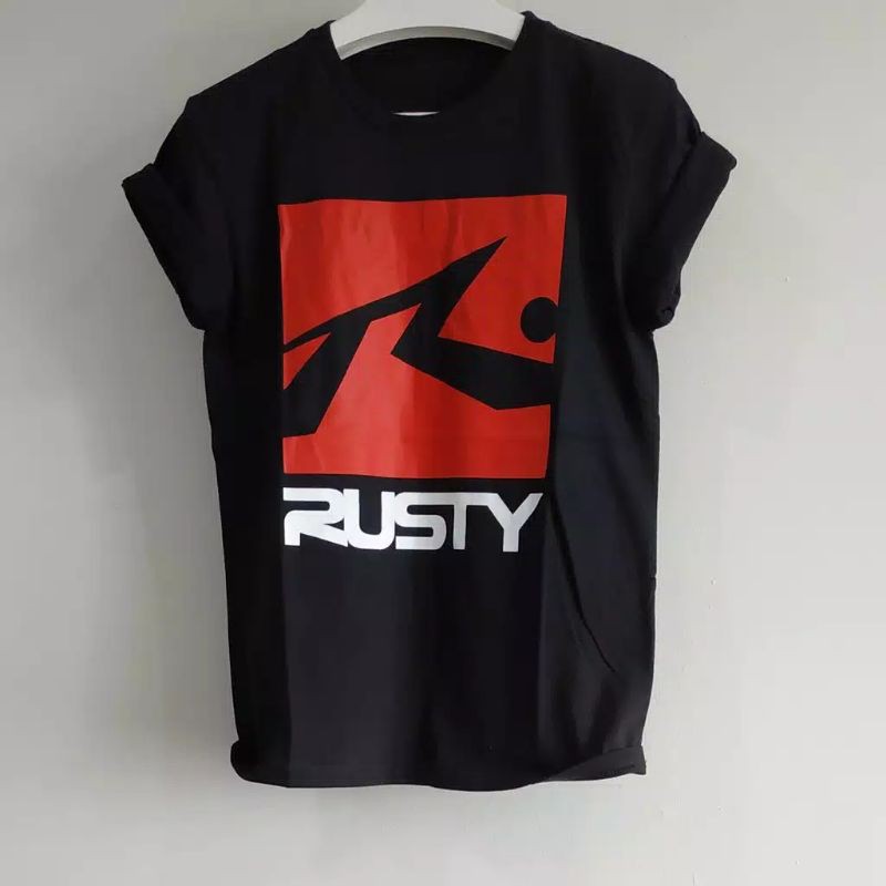TSHIRT KAOS DISTRO RUSTY KEREN PRIA WANITA S M L XL 2XL 3XL