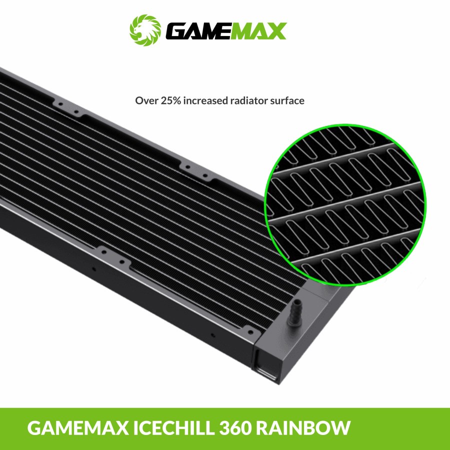 Gamemax ICECHILL 360 Rainbow ARGB AIO Liquid Cooler