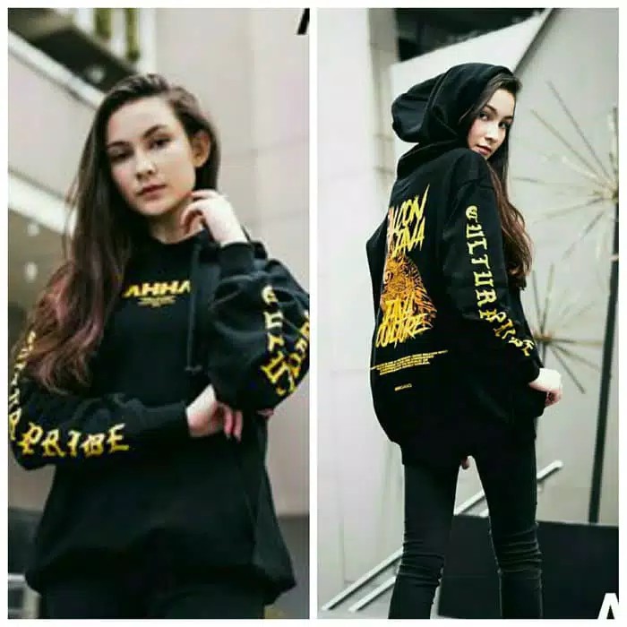 Bisa (COD) Sweate Jaket AHHA / Hoodie AHHA Palcon size M L XL XXL