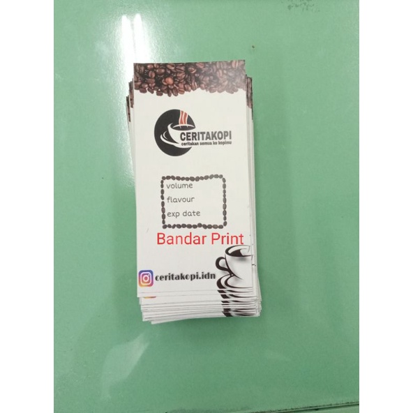 

Digital Print A3+ Print Sticker Stiker Cromo Chromo Kromo + Potong Biasa