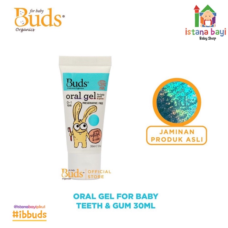 Buds Organics Oral Gel - Pasta gigi bayi