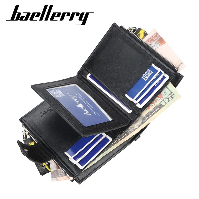 Dompet Pendek Lipat Dompet Kulit Pria Original Baellerry Wallet D3215