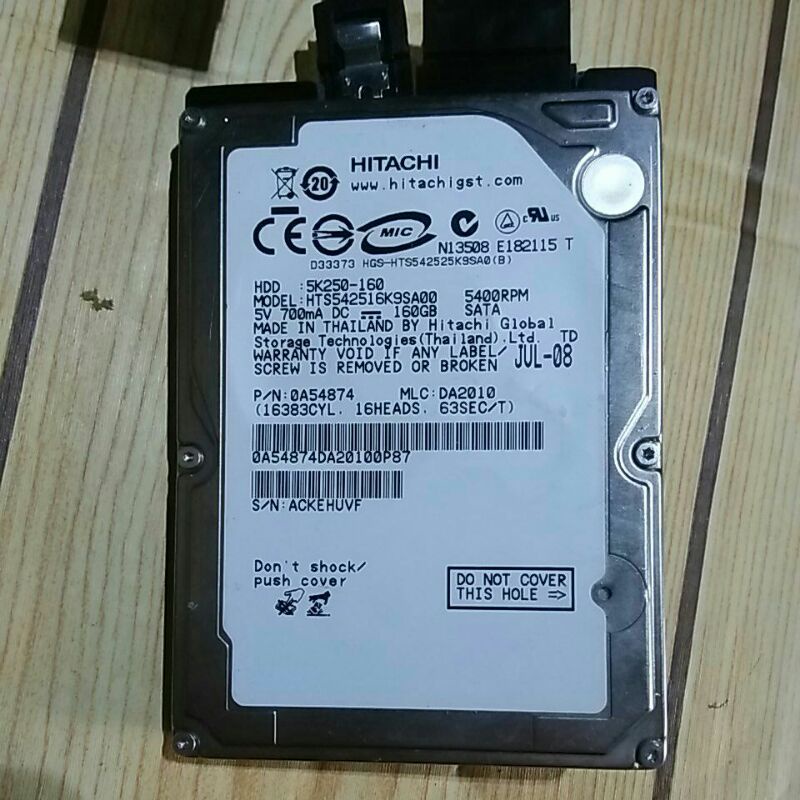 HDD LAPTOP 160GB 99% HITACHI