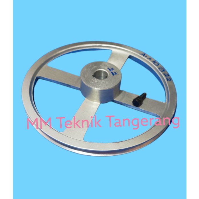 Pully A1 x 10 inch AS 0, 10, 12, 14, 15, 16, 17, 18, 19, 20, 22, 24, 25, 1&quot;, 28, 30, 32 mm Alluminium pulli pulley puli a1 10&quot; - A1x10&quot; A1x10 A1 x 10&quot; A 1x10&quot; 1x10 AS Buntu lobang Lubang alumunium ini