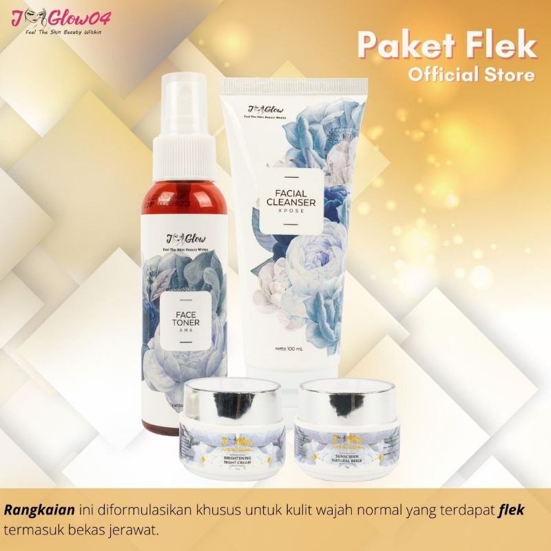 skincare jglow paket flek