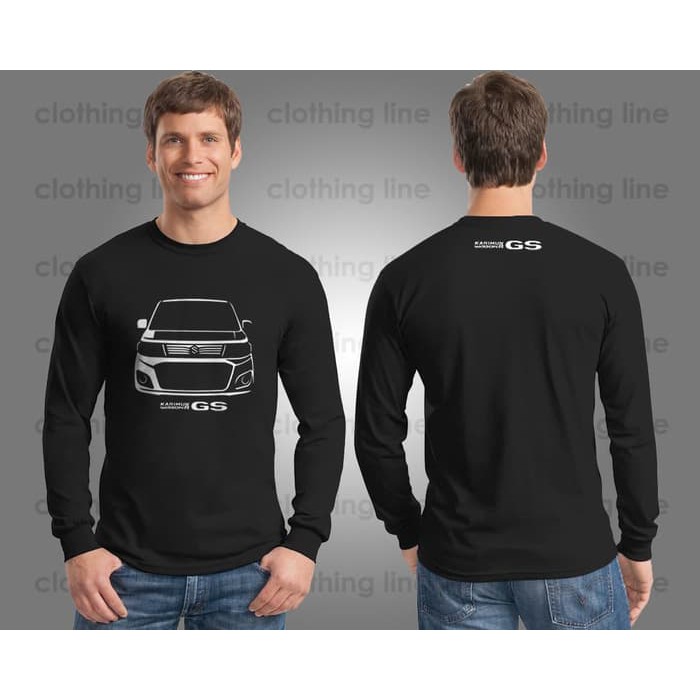 KAOS MOBIL SUZUKI KARIMUN WAGON R GS LENGAN PANJANG