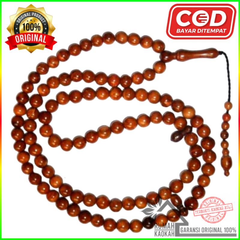 Jual Tasbih Kayu Kokka Kaokah Kaukah Kaoka Kokah Asli Ori Bulat Butir Uk Mm Murah