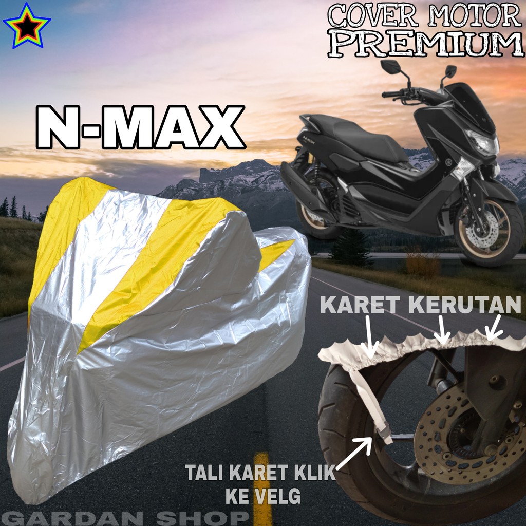 Sarung Motor N-MAX Silver KUNING Body Cover N-max PREMIUM