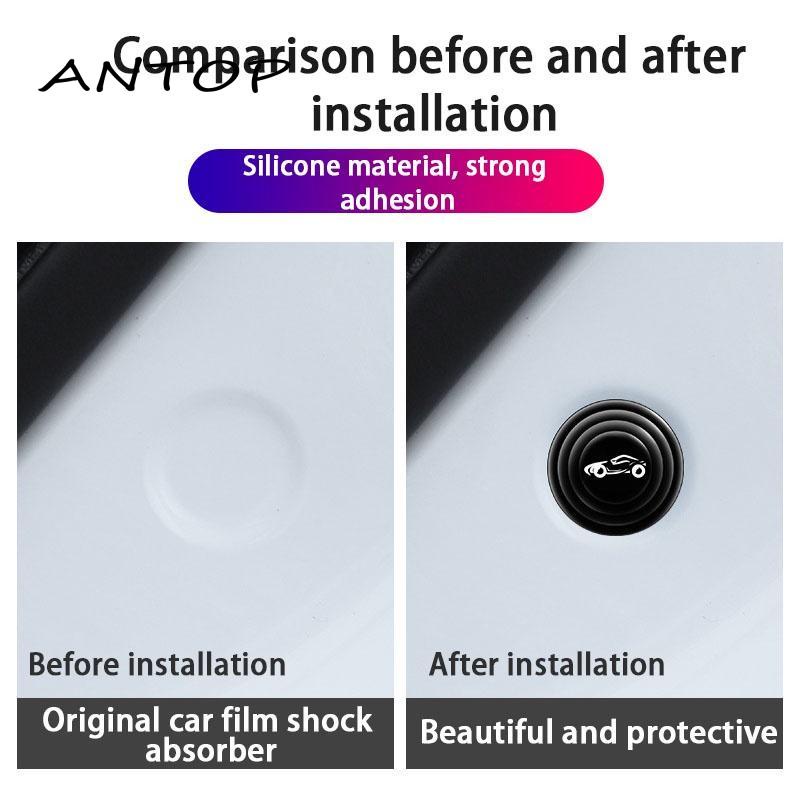 1PCS Stiker Mobil Pintu Mobil/Kedap Suara Patch Gasket Penyerapan/Bantalan Insulasi Suara Karet Stiker/Shock Car Stickers Car Door Soundproof Patch Shock Absorption Gasket ANTOP