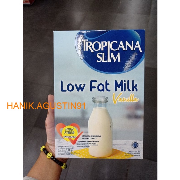 

Tropicana Slim Low Fat Milk Vanilla Susu Tropicana Slim Vanila 180gr SS91