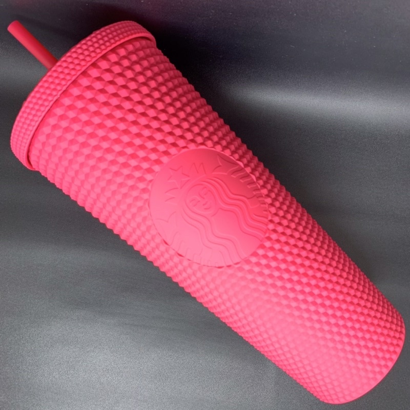 STARBUCKS BLING BLINK STUDDED RUBY PINK BLACK PINK