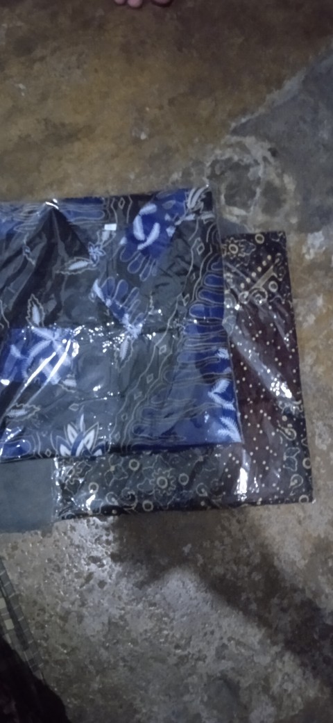 Danabrata Batik Hrb026 Kenongo Hem Pendek Padi Pekalongan M L Xl Batik Pria Murah