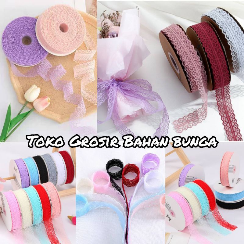 

Korean Lace Ribbon - Pita Renda Korea - Pita Korea Gift Hampers ( Minimal Order 10.000 )