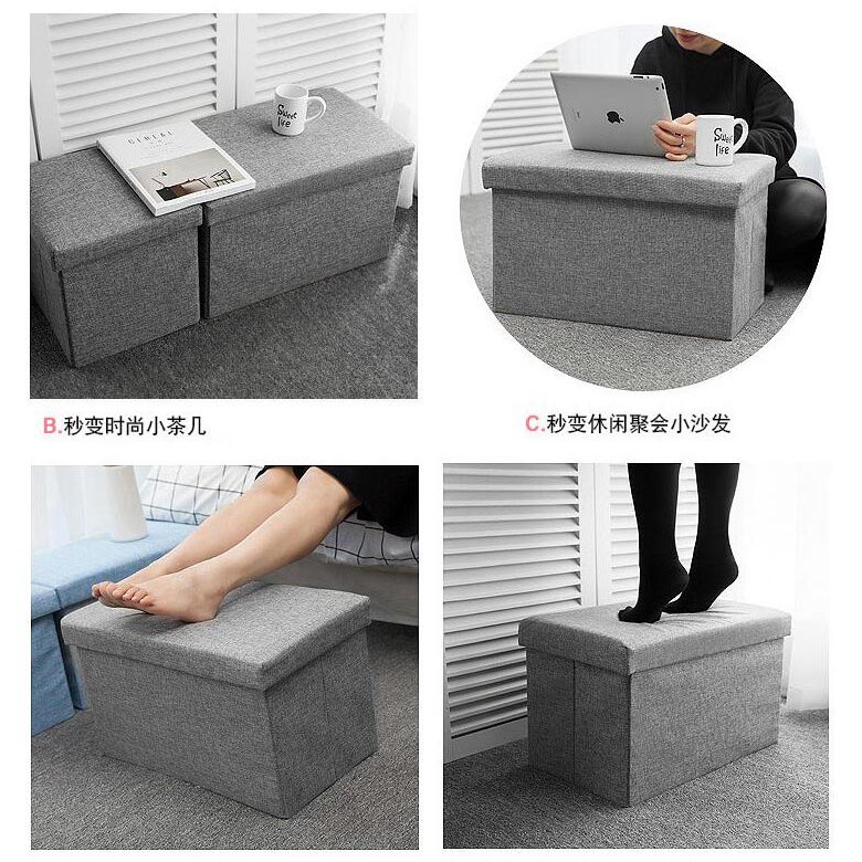 Sofa Box Kotak Organizer Kursi Sofa Minimalis Tempat Penyimpanan Barang