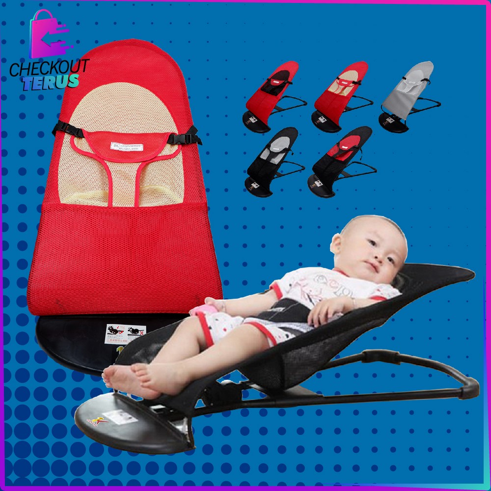 CT C229 Bouncher Bayi Lipat Baby Bouncer Infant Seat Tempat Tidur Ayunan Kursi Goyang Jaring Lipat Bayi