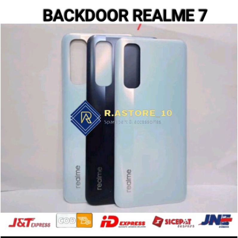 Backdoor Tutup Belakang Realme 7 Backcover Tutup Casing Kesing Housing - Back Door Back Cover