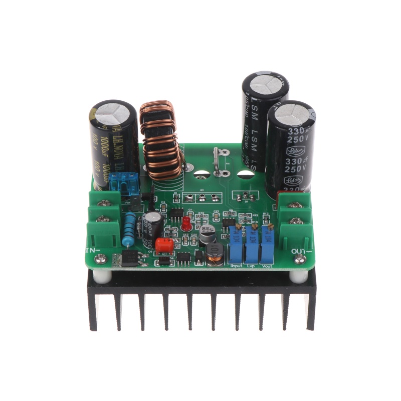 Btsg Untuk DC Boost Converter Module Input 8-30V/30-60V Adjustable Step-up Voltage Regulator Tegangan Arus Konstan Powe