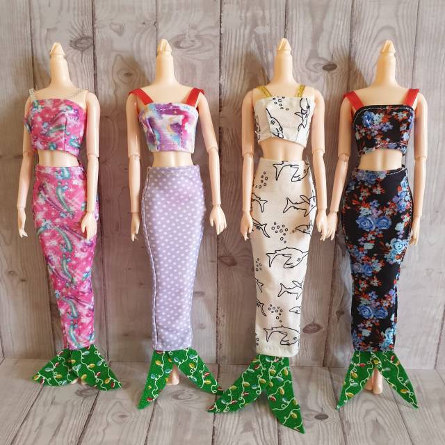 BAJU BONEKA BARBIE  SERI MERMAID  PUTRI DUYUNG Shopee 